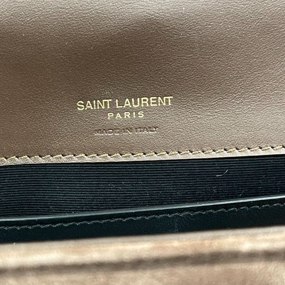 Saint Laurent Loulou Small Shoulder Bag Matelasse Suede (JB1400) - Picture 15 of 15
